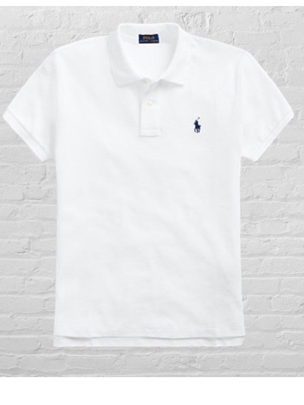 Polo Ralph Lauren Skinny Polo light blue horse logo